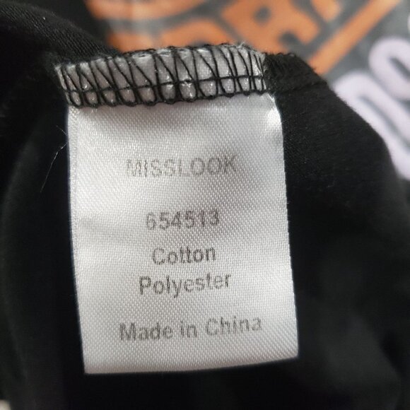 Harley Davidson Short Sleeves Women Black Top Size Small - Picture 6 of 8